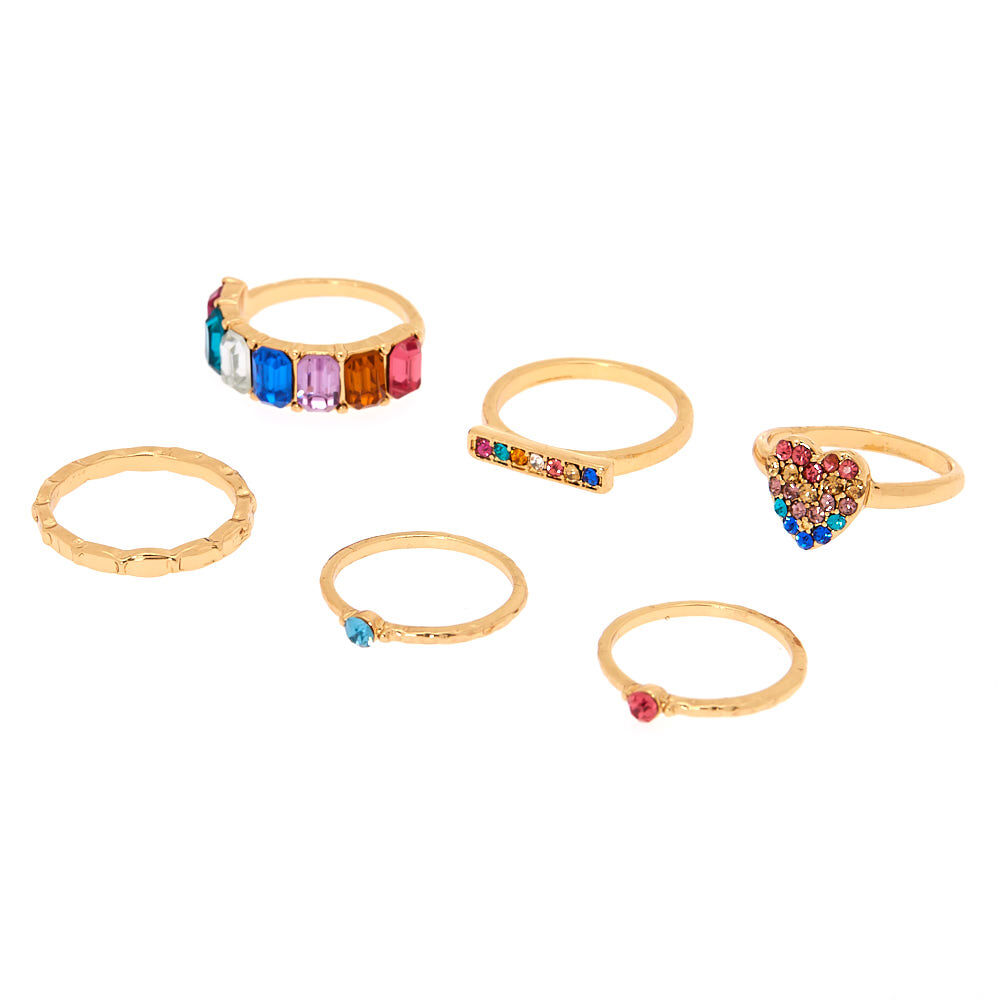 Rainbow sales ring set