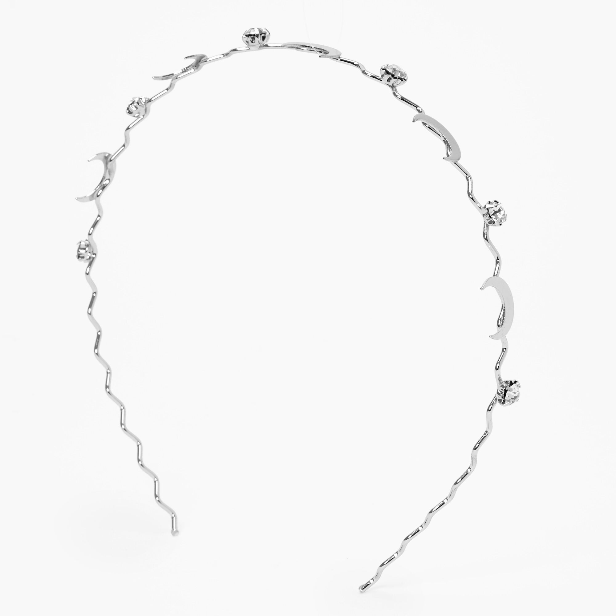 Silver Celestial Embellished Headband,