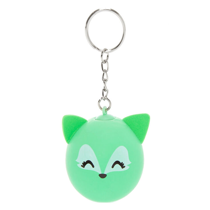 Green Fox Stress Ball Keyring,