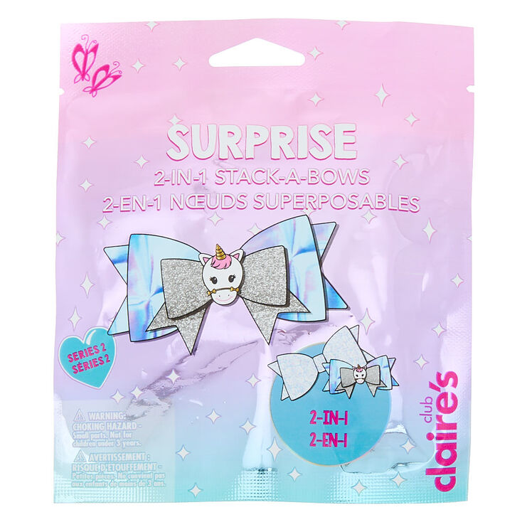 Claire's Pochette surprise avec nœuds « 2 en 1 » série 2 du Club Claire’s