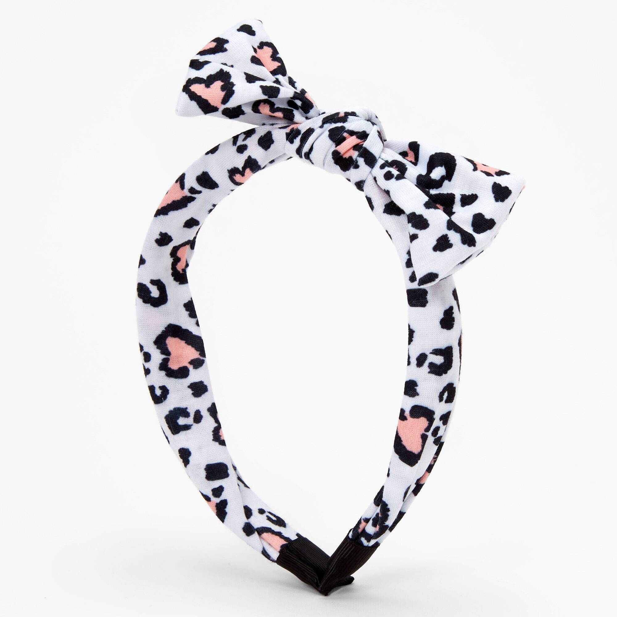 Claire's Club Pink Leopard Headband - Pink,