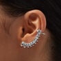 Pear-Shaped Crystal Crawler Ear Cuff Earring,