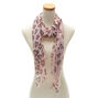 Pink Leopard Heart Fashion Scarf,