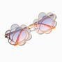 Metal Flower Sunglasses,
