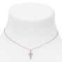 Claire&#39;s Club Gold Embellished Cross Jewelry Set - 3 Pack,