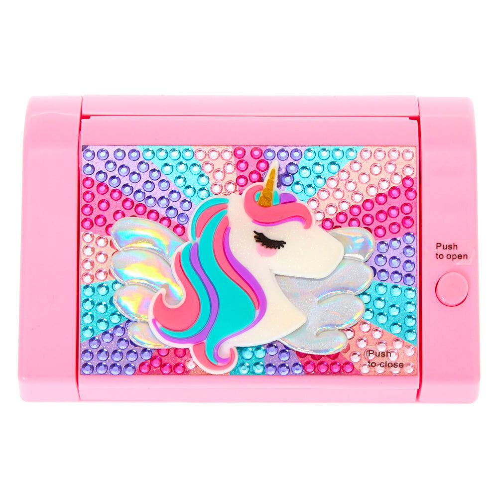 Miss Glitter the Unicorn Mechanical Bling Lip Gloss Set - Pink,