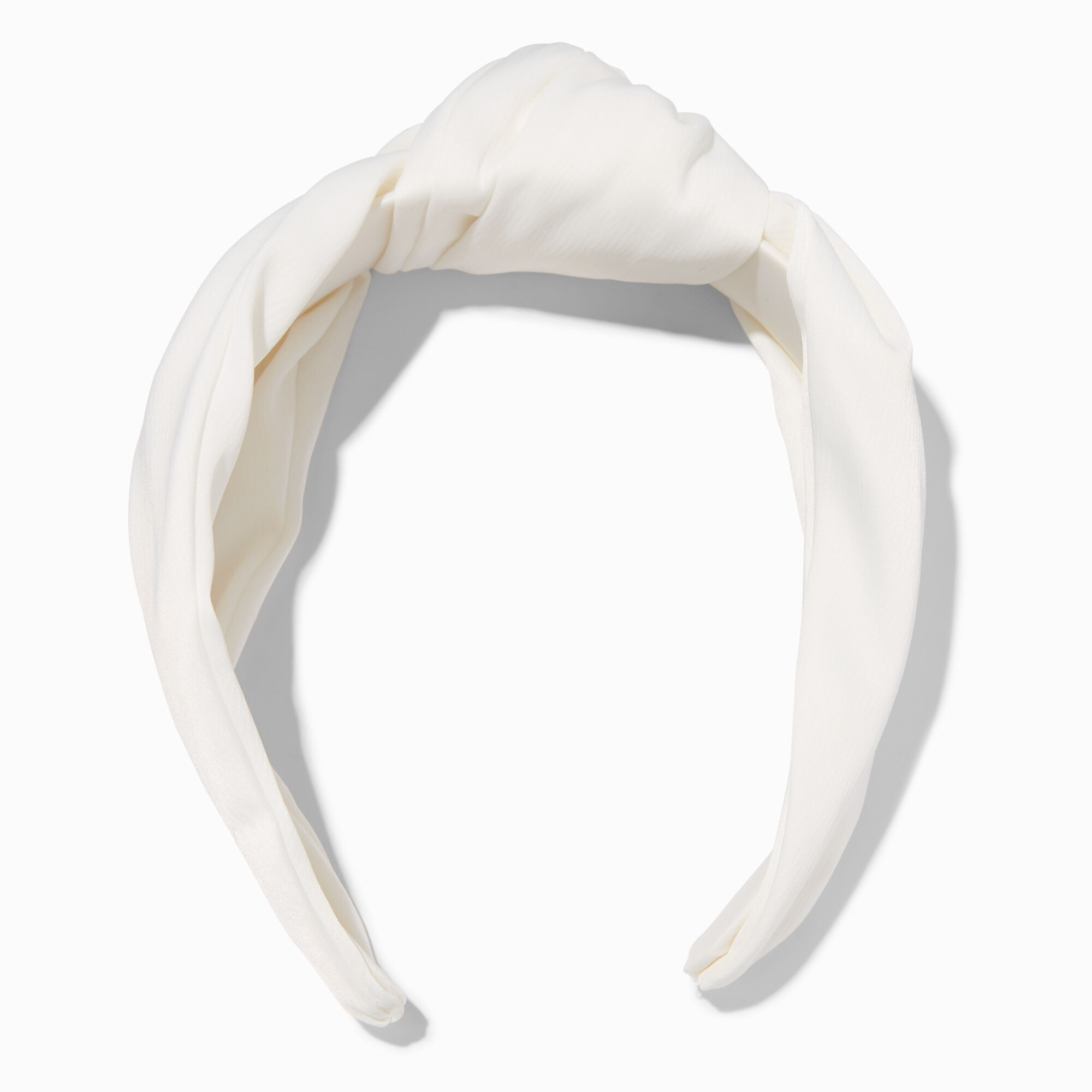 View Claires Silk Knotted Headband White information