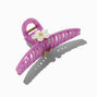 White Flower Orchid Metal Hair Claw,