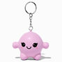 Porte-cl&eacute;s balle anti-stress fille lilas,
