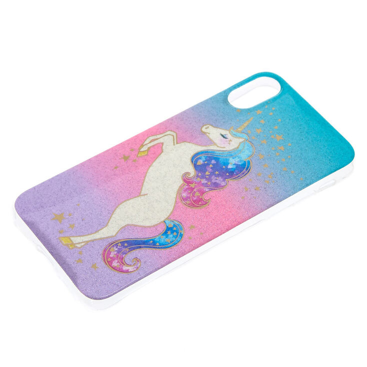 Coque de portable r&ecirc;ves de licorne - Compatible avec iPhone X/XS,
