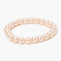 Classic Pearl Stretch Bracelet - Blush,