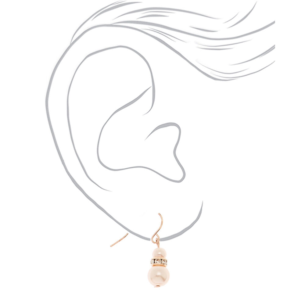 Rose Gold Pearl Classic Jewellery Set - 2 Pack,