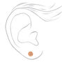 Mixed Metal Pastel Round Magnetic Stud Earrings - 6 Pack,