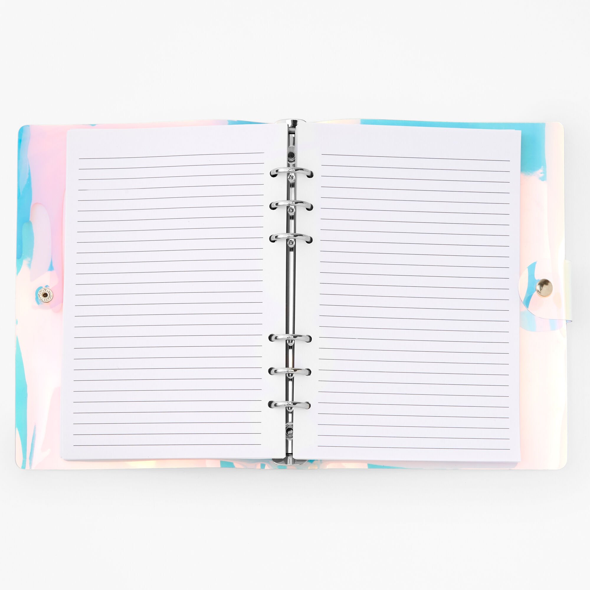 Cahier à spirale design qui coule cœur rose,