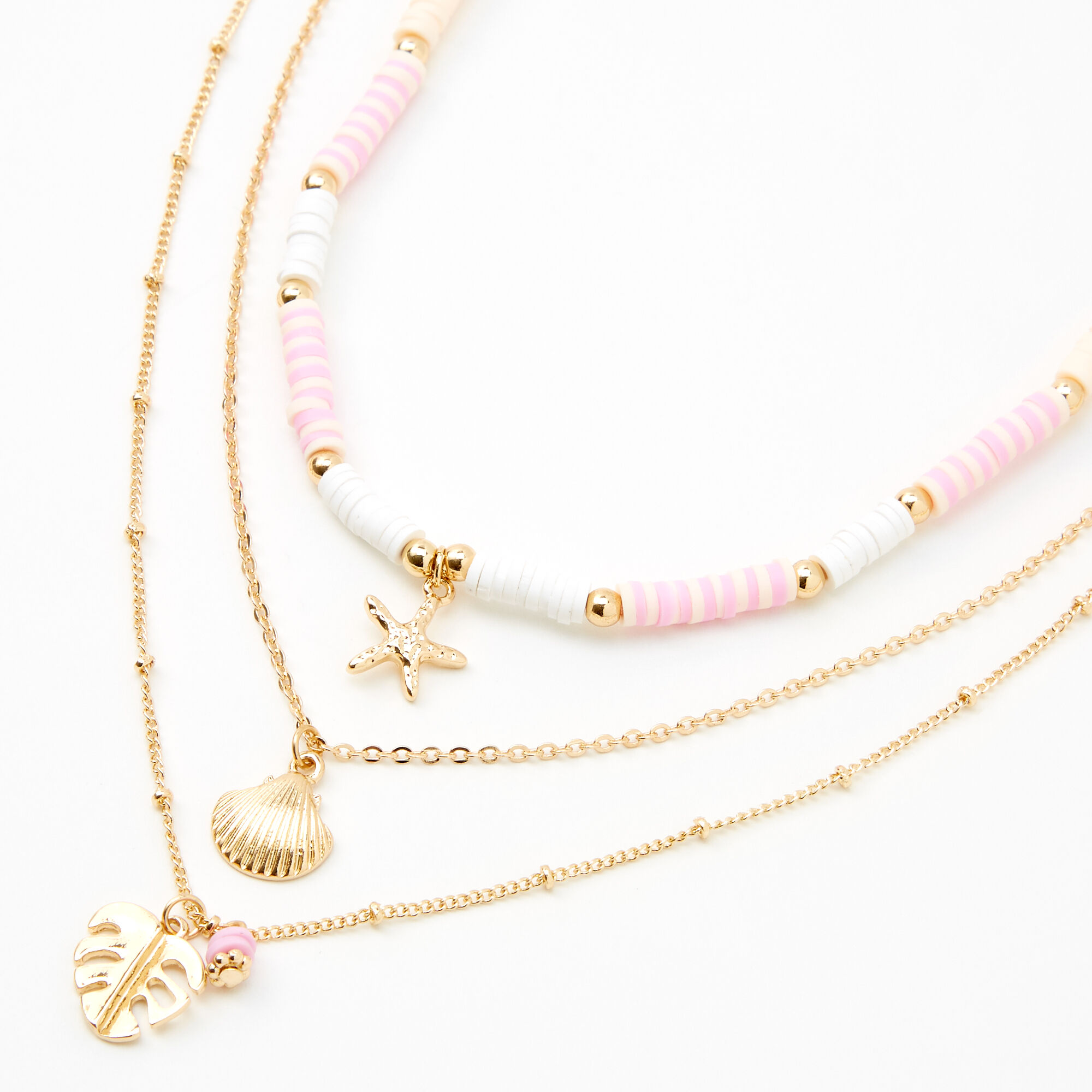 Seashell necklace claire's sale