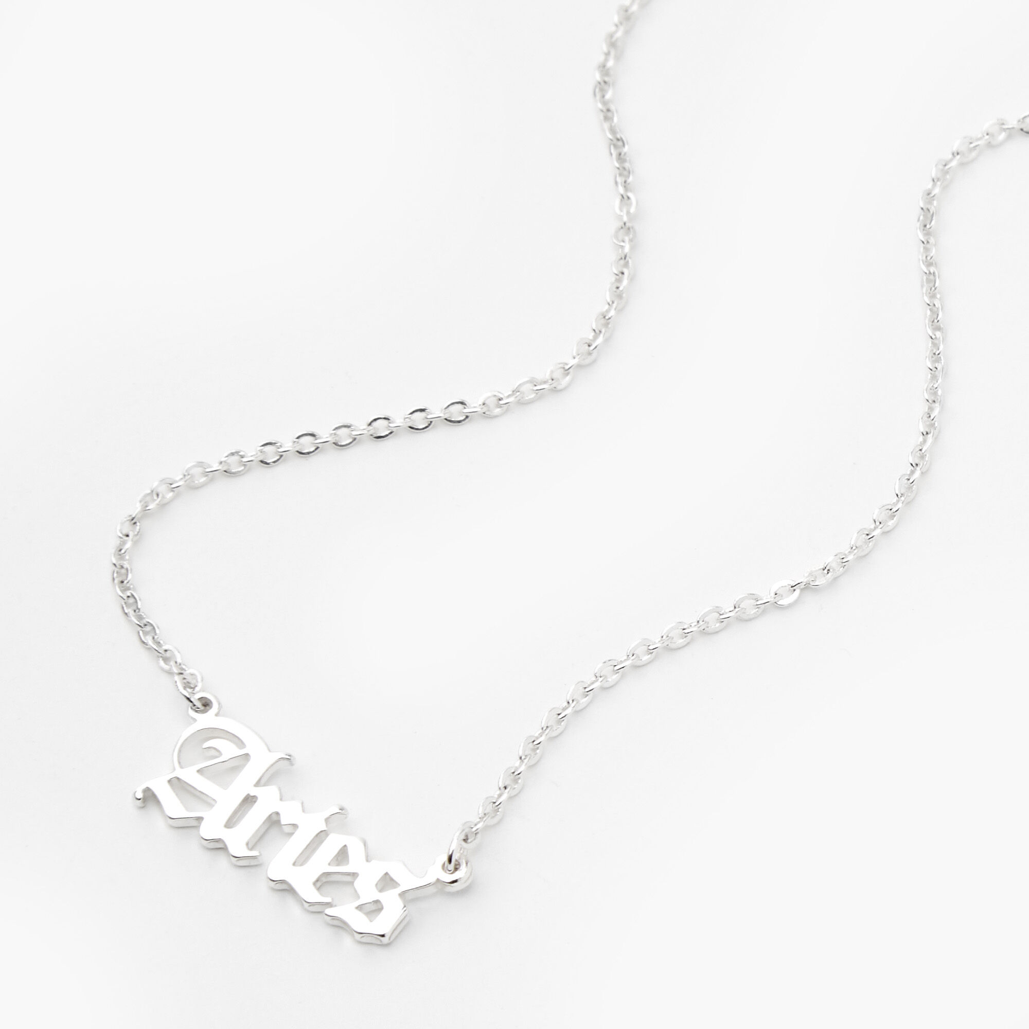Silver aries pendant hotsell