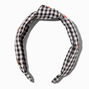 Strawberry Gingham Knotted Headband,