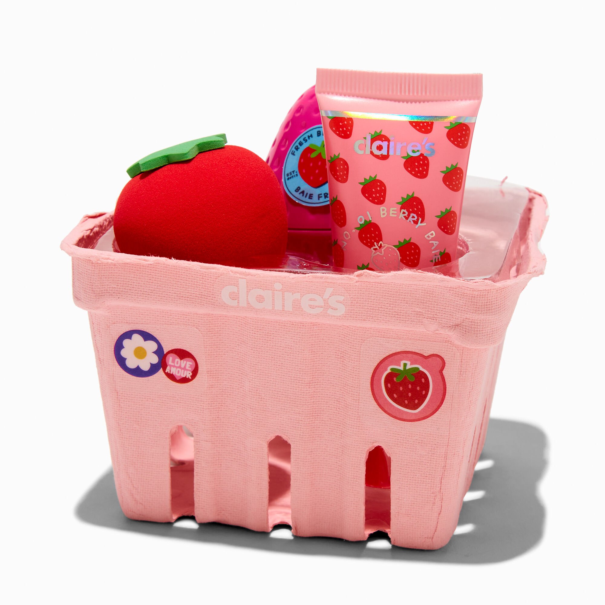 Strawberry Fruit Basket Beauty Set - 3 Pack,