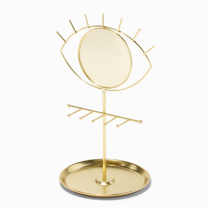 Gold Evil Eye Jewelry Holder Tray,