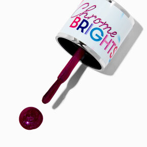Chrome Brights Single Nail Polish - Berry,