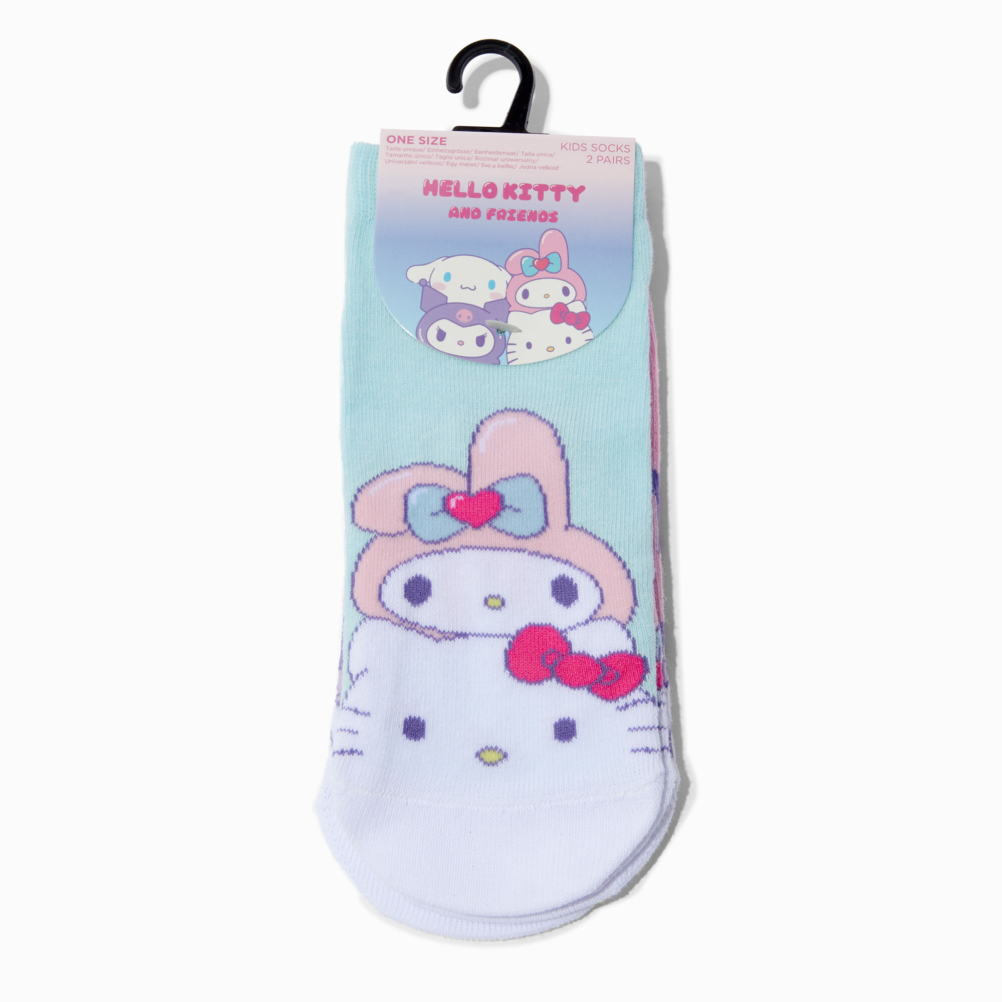 View Claires Hello Kitty And Friends Ankle Socks 2 Pack information