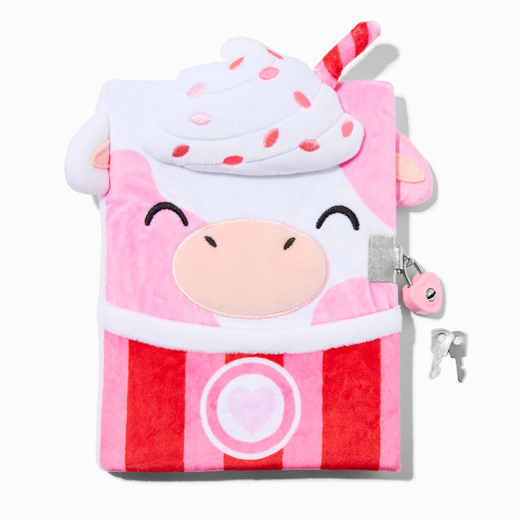 Strawberry Shake Plush Lock Diary,