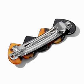 Barrette c&oelig;urs bomb&eacute;s &eacute;caille de tortue,