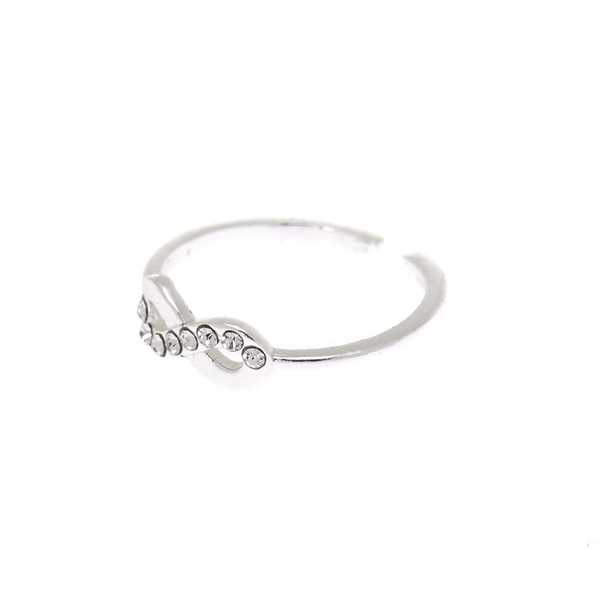 Sterling Silver Infinity Toe Ring Claire S Us