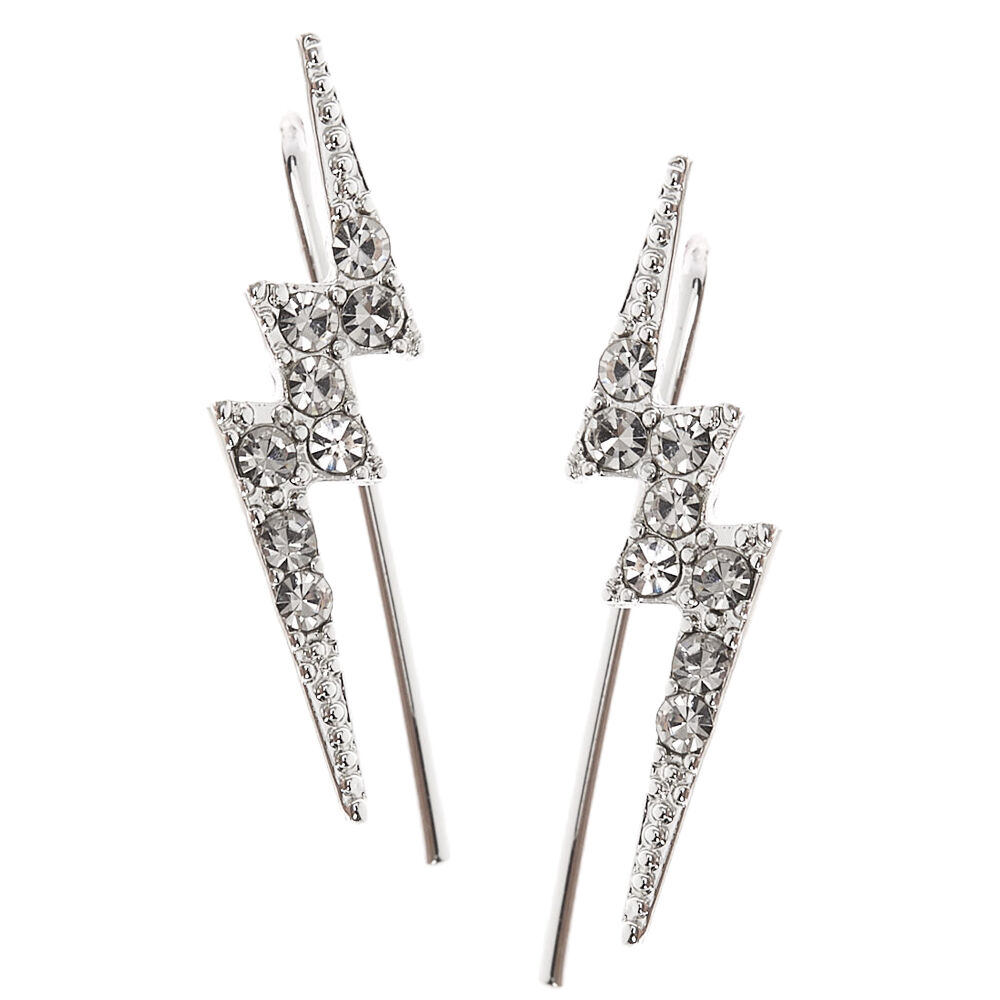 lightning bolt earrings claire's