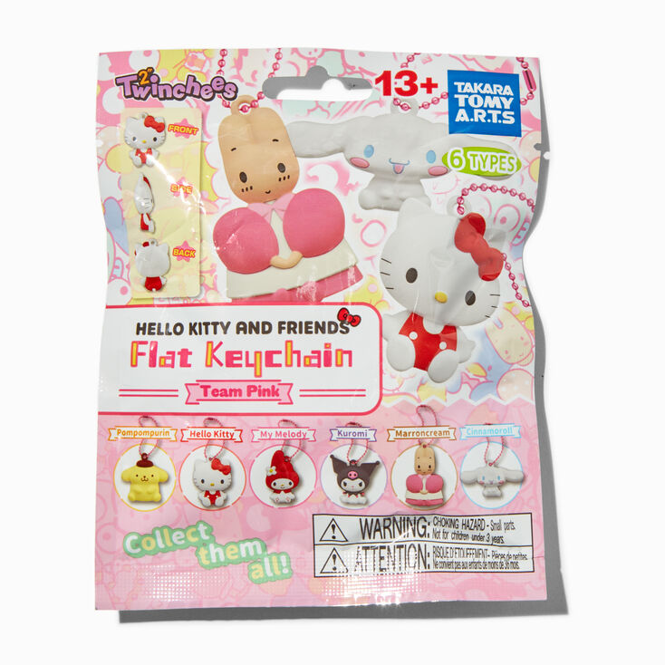 Hello Kitty® And Friends Team Pink Flat Keychain Blind Bag - Styles Vary
