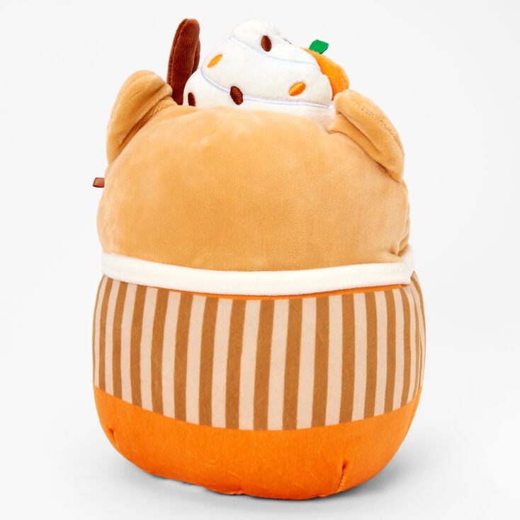 Squishmallows&trade; 8&quot; Claire&#39;s Exclusive Pumpkin Spice Latte Cat Plush Toy,