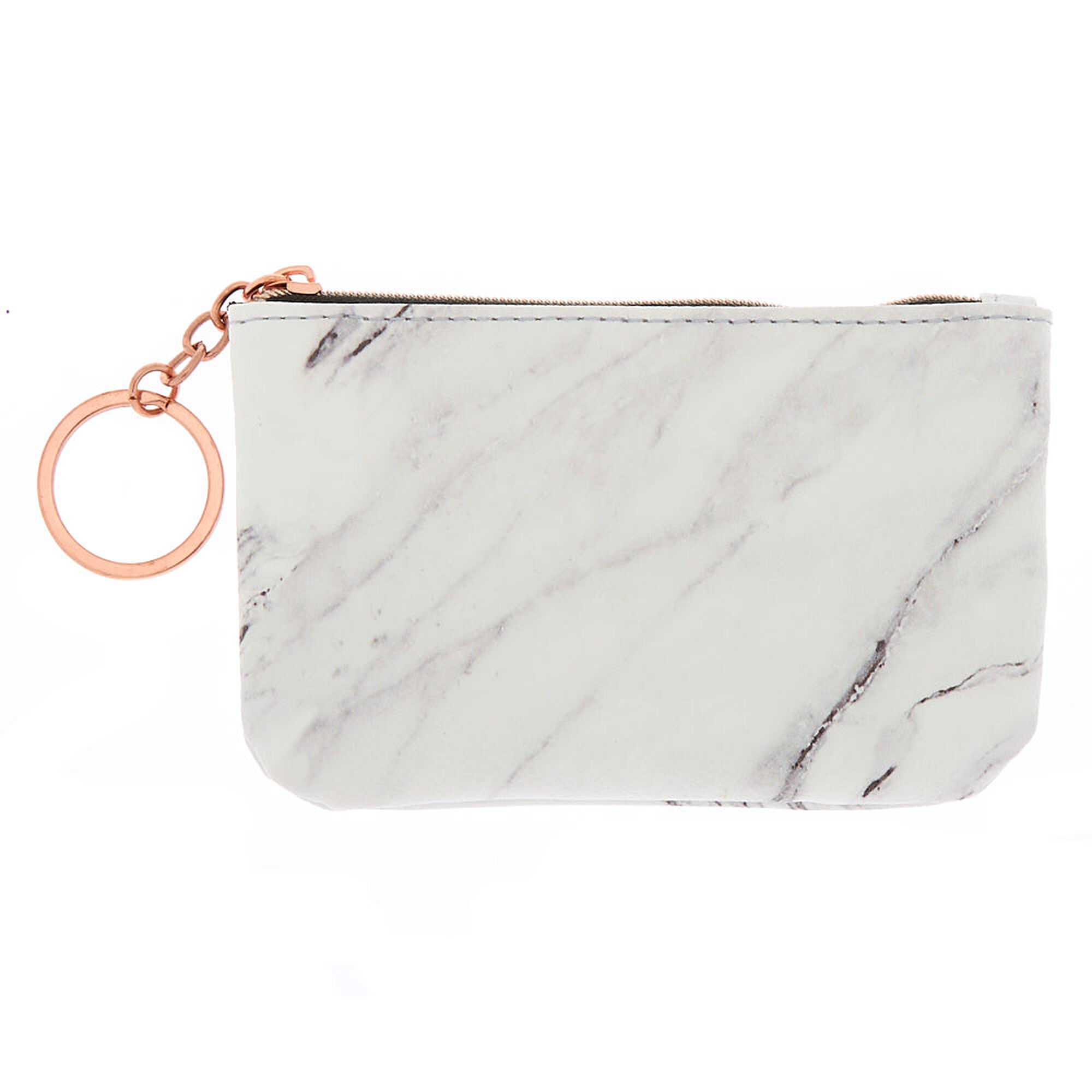 Marble Coin Purse - White