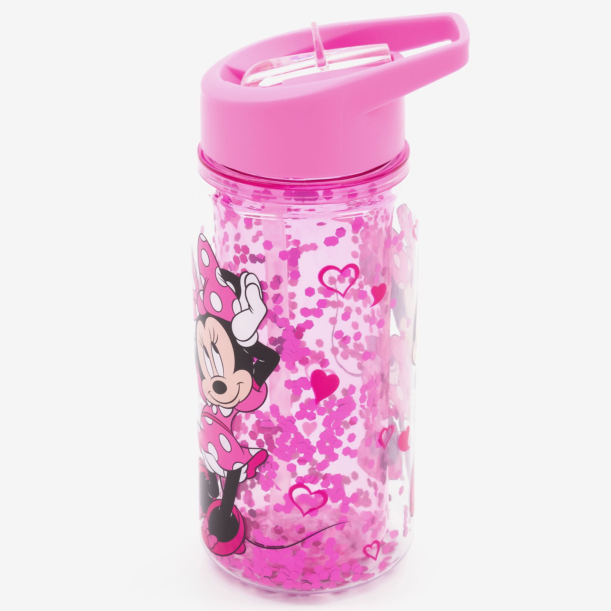 View Claires Disney Minnie Mouse Water Bottle Pink information