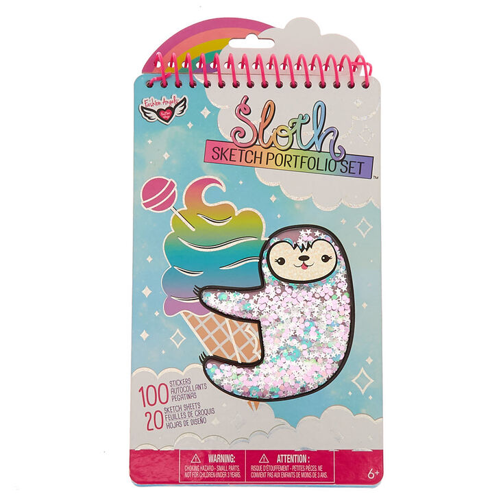 Claire's Lot avec carnet à croquis de Sophie le paresseux