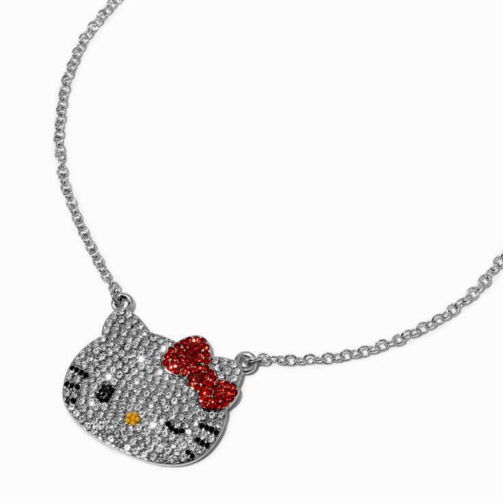 Hello Kitty&reg; 50th Anniversary Claire&#39;s Exclusive Silver-tone Pendant Necklace,