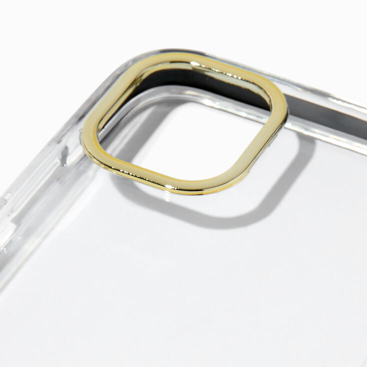 Black Trim Clear Phone Case - Fits iPhone&reg; 11,