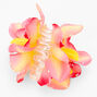 Yellow Orange Orchid Flower Hair Claw,