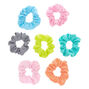 Pastel Jersey Solid Hair Scrunchies - 7 Pack,