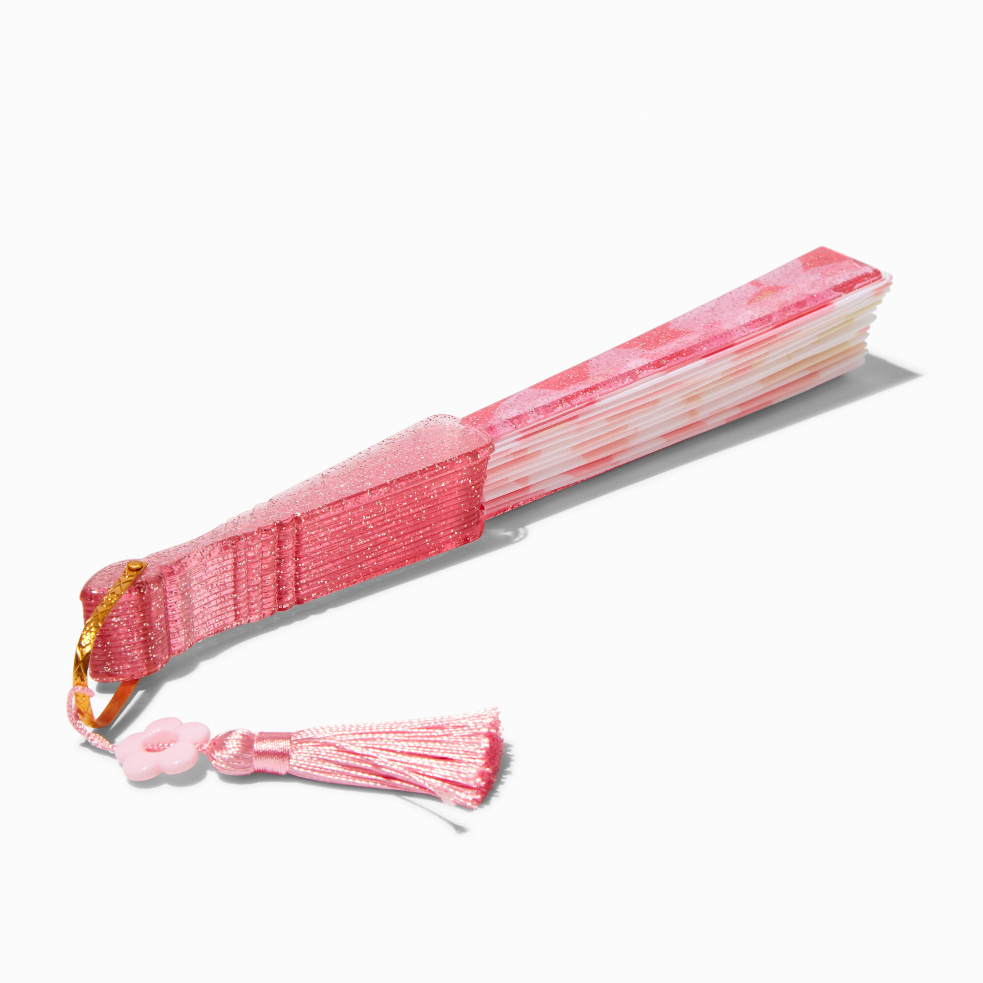 Ombre Floral Print Personal Folding Fan,