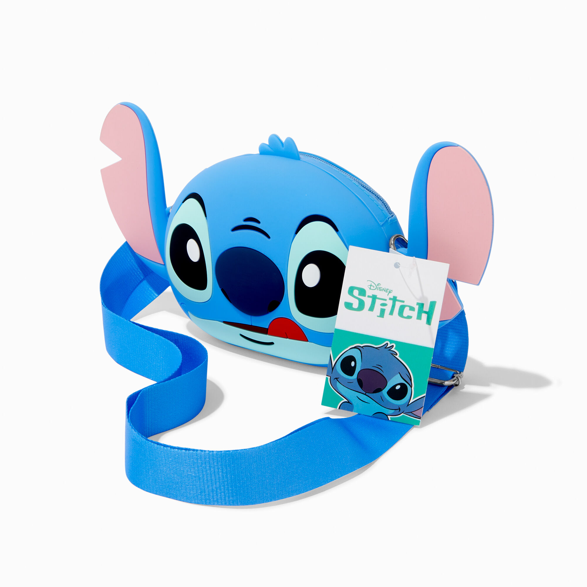 View Claires Disney Stitch Silicone Crossbody Bag information