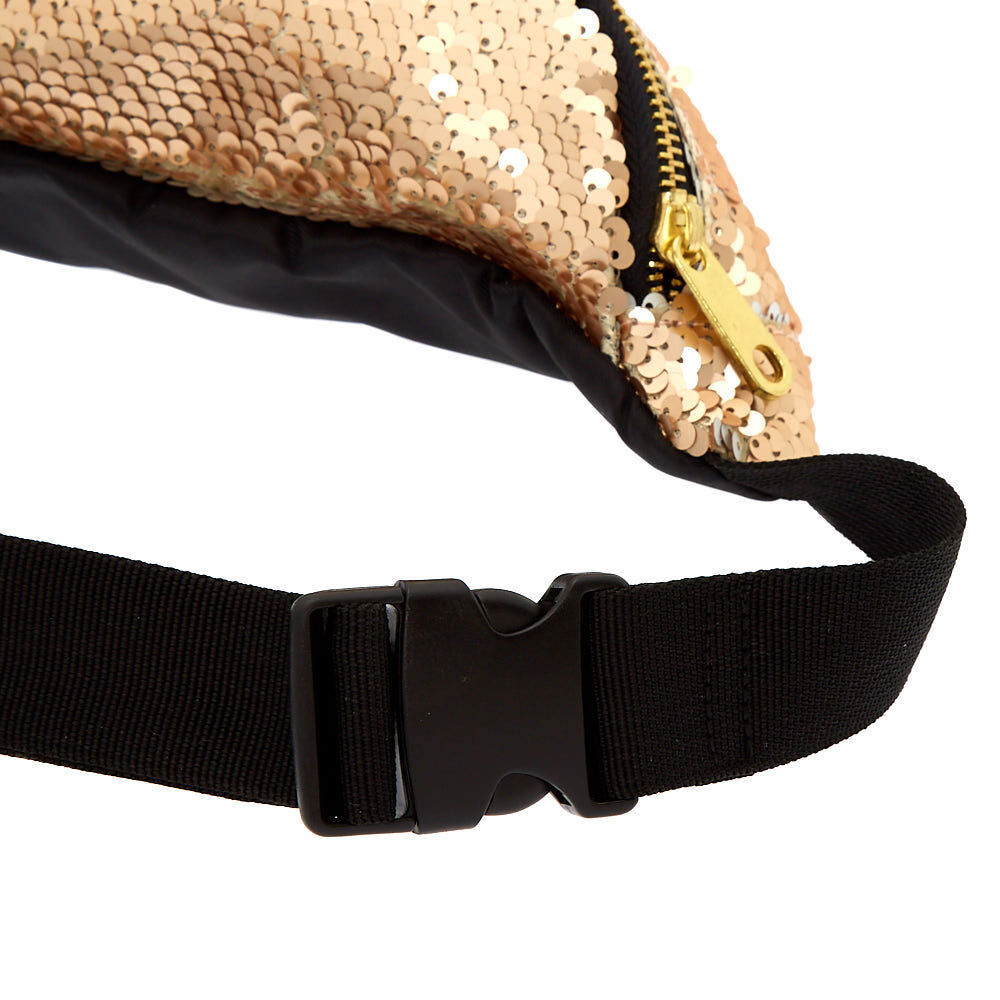 Rose gold sequin deals fanny pack