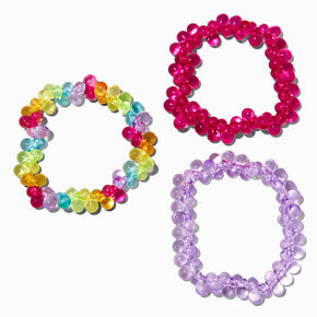 Claire&#39;s Club Rainbow Balloon Stretch Bracelets - 3 Pack,
