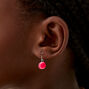 Pink 1&#39;&#39; Macaron Drop Earrings - 3 Pack,