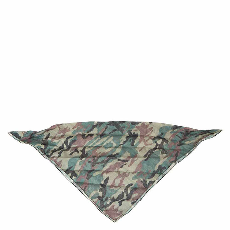 Bandeau bandana camouflage - Vert,