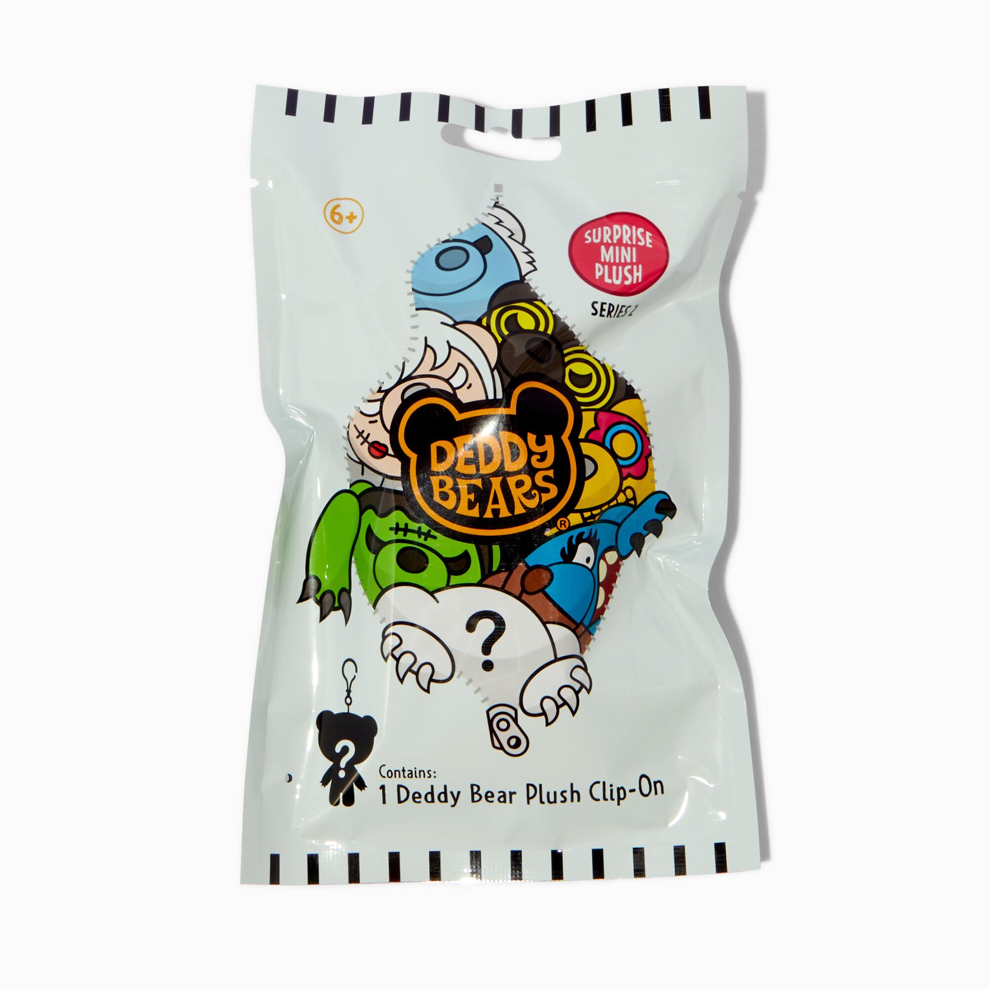 Deddy Bears® Series 2 5'' Soft Toy Bag Clip - Styles Vary,