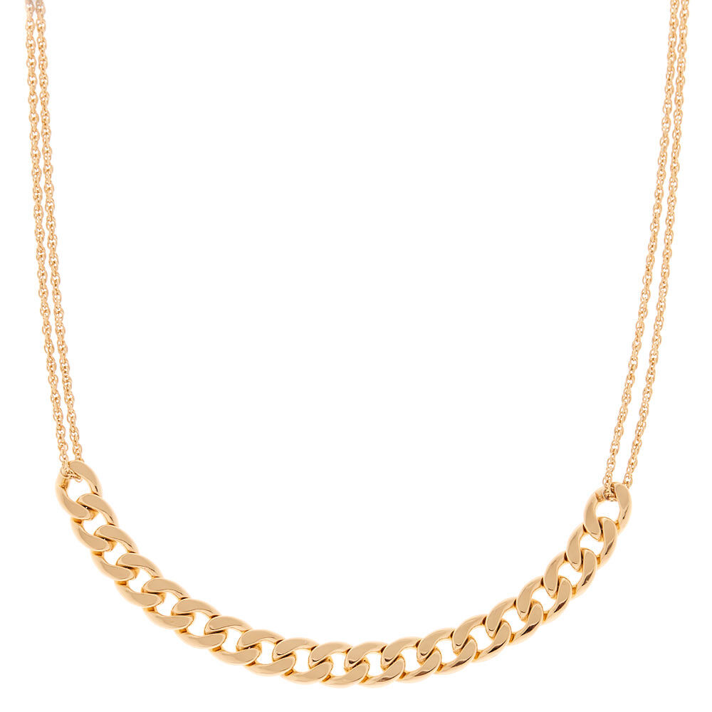 Claire's store gold necklace