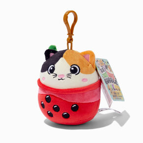 Bubble Tea Animals 4&#39;&#39; Soft Toy Bag Clip - Styles Vary,