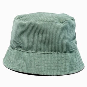 Claire&#39;s Club Mint Corduroy Bucket Hat,