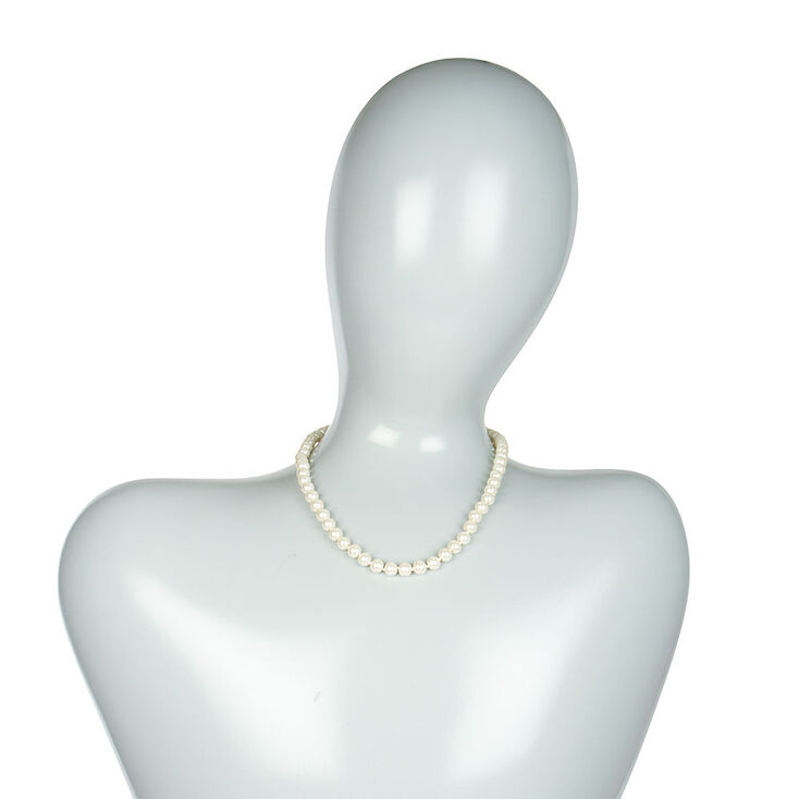 Classic 8MM 20&quot; Pearl Strand Necklace,