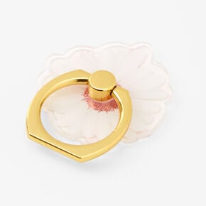 White Flower Ring Stand,